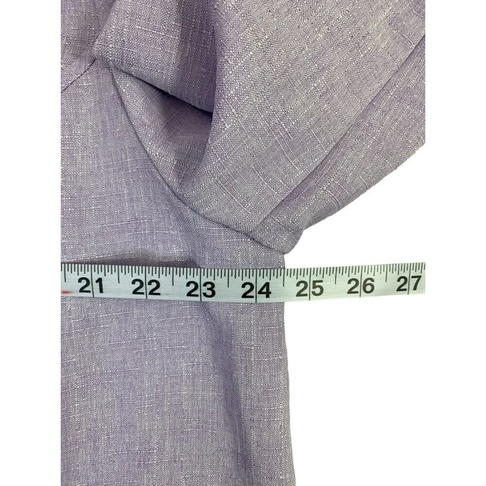 Alfred Dunner Women's Lavender Blazer Top